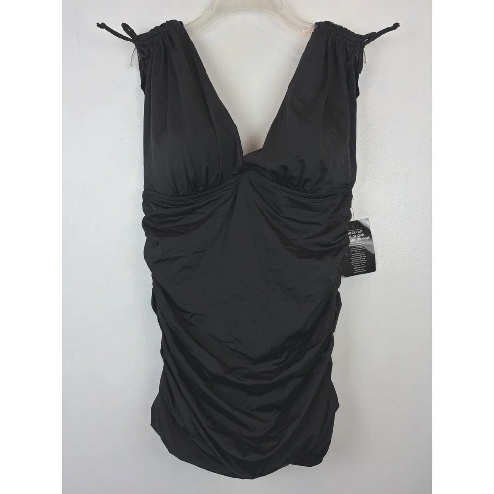 Swimsuits for All One Piece Swimsuit Women 18 Ruched Waist Flattering New